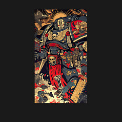 Свитшот хлопковый мужской Вархаммер 40000 арт, цвет: черный — фото 2