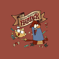 Свитшот хлопковый мужской Flapjack - candies, цвет: кирпичный — фото 2