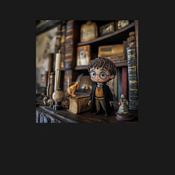 Свитшот хлопковый мужской Гарри Поттер, цвет: черный — фото 2