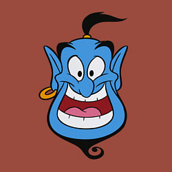 Свитшот хлопковый мужской Аладдин - Джинни, цвет: кирпичный — фото 2