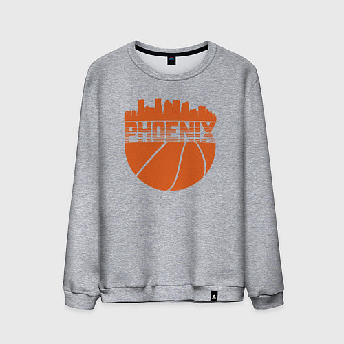 Мужской свитшот Phoenix basketball / Меланж – фото 1