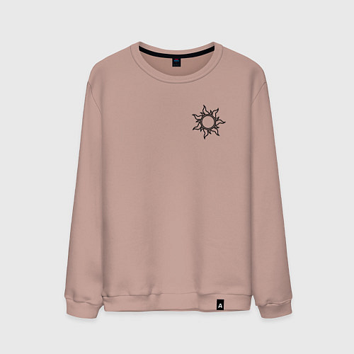 Мужской свитшот Мое солнце - из парного набора / Пыльно-розовый – фото 1