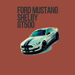 Свитшот хлопковый мужской Ford gt500, цвет: кирпичный — фото 2