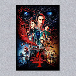 Свитшот хлопковый мужской Stranger Things 4, цвет: меланж — фото 2