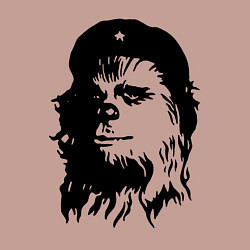 Свитшот хлопковый мужской Star wars - Chewie Guevara, цвет: пыльно-розовый — фото 2