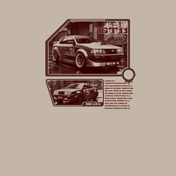 Свитшот хлопковый мужской Автомобили для стритрейсинга, цвет: миндальный — фото 2