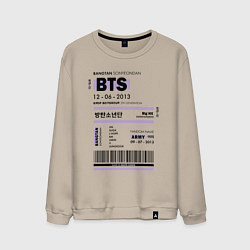 Мужской свитшот Bts ticket