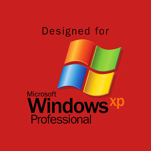Мужской свитшот Предназначен для windows xp / Красный – фото 3