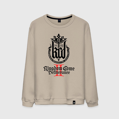 Мужской свитшот Kingdom Come Deliverance 2 / Миндальный – фото 1