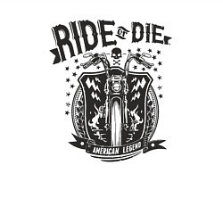 Свитшот хлопковый мужской Гони или умри, цвет: белый — фото 2