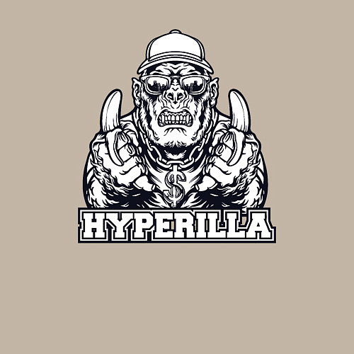 Мужской свитшот Хайперилла / Миндальный – фото 3