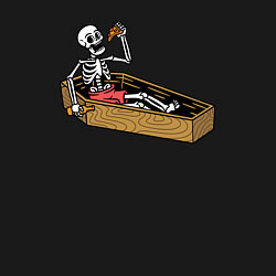 Свитшот хлопковый мужской Death pizza, цвет: черный — фото 2