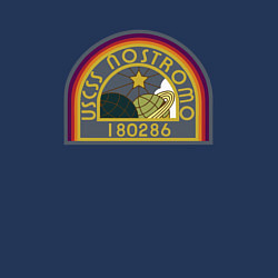 Свитшот хлопковый мужской USCSS The Nostromo 1979, цвет: тёмно-синий — фото 2