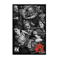 Свитшот хлопковый мужской Sons Of Anarchy all, цвет: белый — фото 2