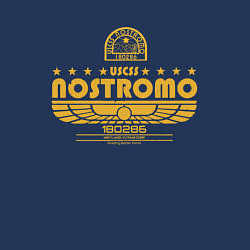 Свитшот хлопковый мужской USCSS The Nostromo желтый, цвет: тёмно-синий — фото 2