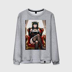 Мужской свитшот Йор Форджер Семья шпиона в кресле