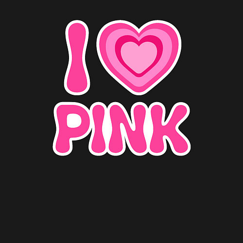 Мужской свитшот Люблю розовый / Черный – фото 3