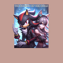 Свитшот хлопковый мужской Shadow and Maria - ai art, цвет: пыльно-розовый — фото 2