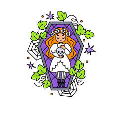 Свитшот хлопковый мужской Мёртвая невеста, цвет: белый — фото 2