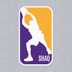 Свитшот хлопковый мужской Shaq attack, цвет: меланж — фото 2