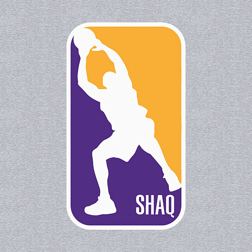 Мужской свитшот Shaq attack / Меланж – фото 3