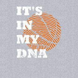 Свитшот хлопковый мужской Баскетбольный ДНК, цвет: меланж — фото 2