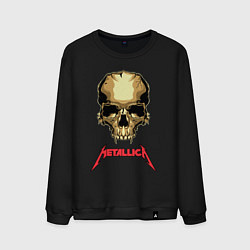 Мужской свитшот Metallica - skull with fangs