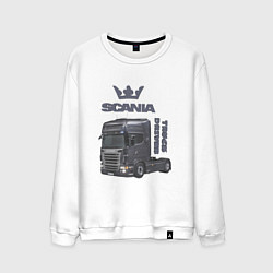 Мужской свитшот Скания truck driver