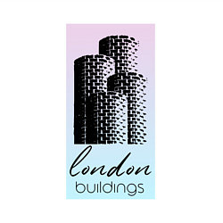 Свитшот хлопковый мужской Строения Лондона, цвет: белый — фото 2