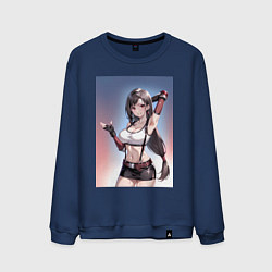 Мужской свитшот Тифа Локхарт из Final Fantasy VII