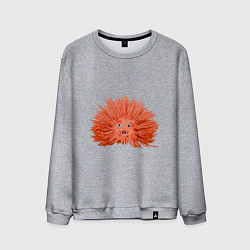 Мужской свитшот Сartoon monster fluffy orange