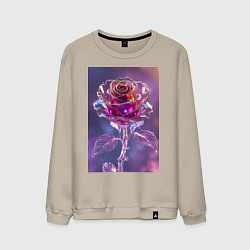 Мужской свитшот Кристальная роза