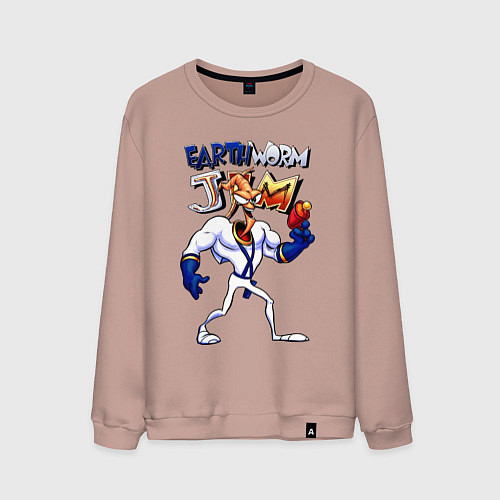Мужской свитшот Sega Jim / Пыльно-розовый – фото 1