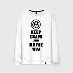 Мужской свитшот Keep Calm & Drive VW
