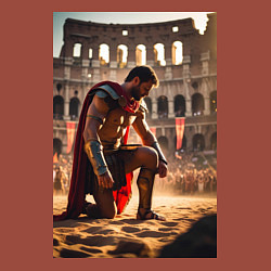 Свитшот хлопковый мужской Спартак в Колизее, цвет: кирпичный — фото 2