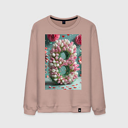 Мужской свитшот Тюльпаны к 8 марта