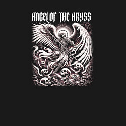 Свитшот хлопковый мужской Angel of the abyss, цвет: черный — фото 2
