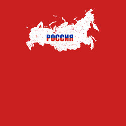 Свитшот хлопковый мужской Россия карта, цвет: красный — фото 2