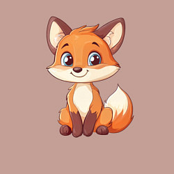 Свитшот хлопковый мужской Хитрый лисёнок, цвет: пыльно-розовый — фото 2