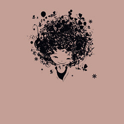 Свитшот хлопковый мужской Девчонка милашка, цвет: пыльно-розовый — фото 2