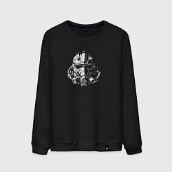 Свитшот хлопковый мужской Mens Fallout, цвет: черный