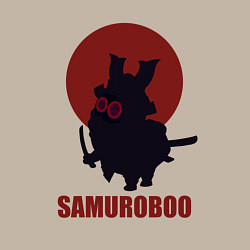 Свитшот хлопковый мужской Банбу самурай, цвет: миндальный — фото 2