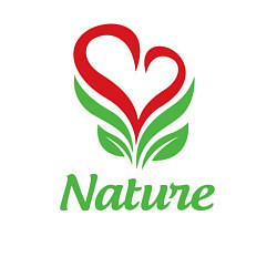 Свитшот хлопковый мужской Любовь природы, цвет: белый — фото 2