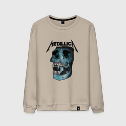 Свитшот хлопковый мужской Metallica St Anger, цвет: миндальный