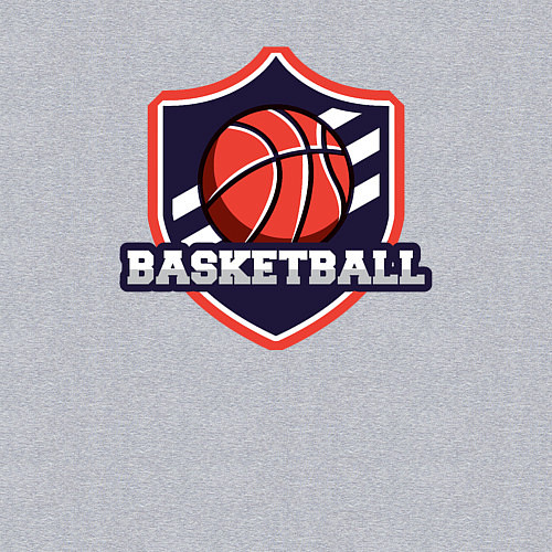 Мужской свитшот Basketball sport / Меланж – фото 3