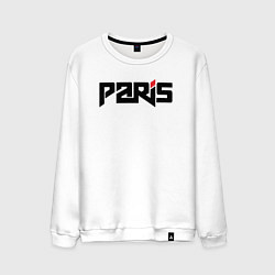 Свитшот хлопковый мужской City Paris, цвет: белый