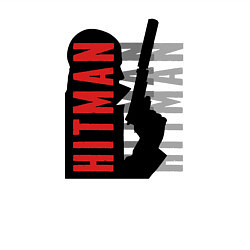 Свитшот хлопковый мужской Hitman - Агент 47, цвет: белый — фото 2