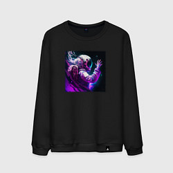 Мужской свитшот Космос в ярких красках