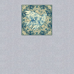 Свитшот хлопковый мужской Голубь мира, цвет: меланж — фото 2