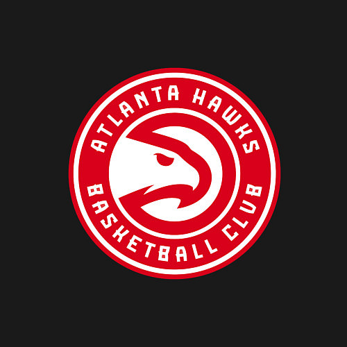 Мужской свитшот Атланта Хокс НБА / Черный – фото 3